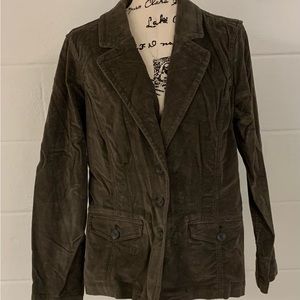 Sonoma Women’s Corduroy Jacket Blazer Pockets ~ L